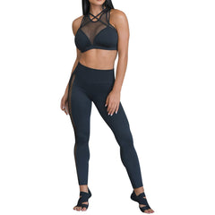Stripe Mesh Fitness Set