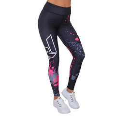 Black & Pink Athletic Legging