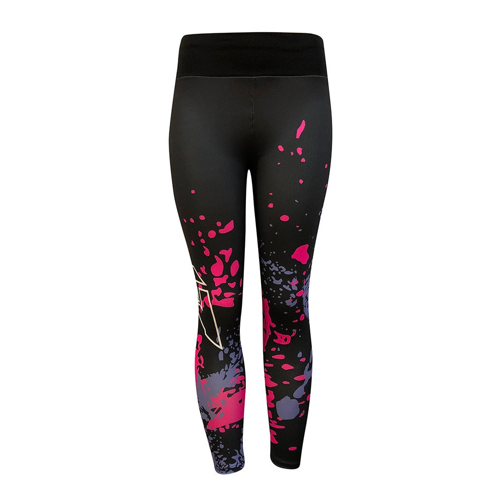 Black & Pink Athletic Legging