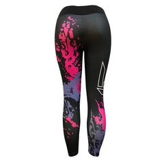 Black & Pink Athletic Legging